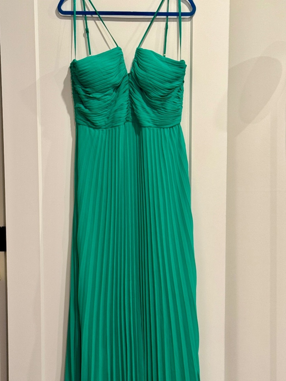 Emerald Green Xscape Chiffon Gown